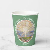 Edvard Munch The Sun (Solen) – サンライズパーティー項目 紙コップ (裏面)