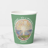 Edvard Munch The Sun (Solen) – サンライズパーティー項目 紙コップ (正面)