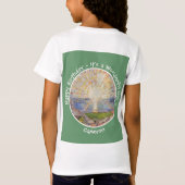 Edvard Munch The Sun (Solen) – サンライズパーティー項目 Tシャツ (裏面)
