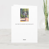 Edvard Munch - The Thinker by Rodin カード (裏面)