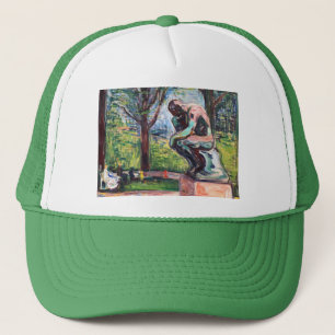 Edvard Munch - The Thinker by Rodin キャップ