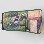 Edvard Munch - The Thinker by Rodin ゴルフヘッドカバー (正面)