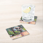 Edvard Munch - The Thinker by Rodin スクエアペーパーコースター (インサイチュ)