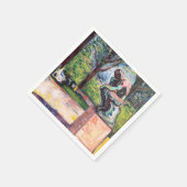 Edvard Munch - The Thinker by Rodin スタンダードカクテルナプキン (角)