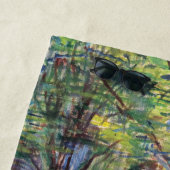 Edvard Munch - The Thinker by Rodin ビーチタオル (インサイチュ)