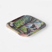 Edvard Munch - The Thinker by Rodin ペーパープレート (傾斜あり)