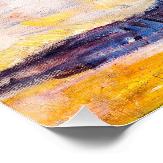 Edvard Munch - The Thinker by Rodin ポスター (コーナー)