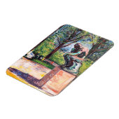 Edvard Munch - The Thinker by Rodin マグネット (左側)