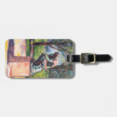 Edvard Munch - The Thinker by Rodin ラゲッジタグ (正面横)