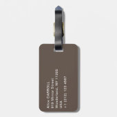 Edvard Munch - The Thinker by Rodin ラゲッジタグ (裏面縦)