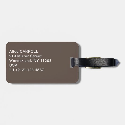 Edvard Munch - The Thinker by Rodin ラゲッジタグ (裏面横)