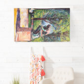 Edvard Munch - The Thinker by Rodin 横断幕 (インサイチュ)