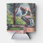 Edvard Munch - The Thinker by Rodin 缶クーラー (正面)