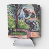 Edvard Munch - The Thinker by Rodin 缶クーラー (裏面)