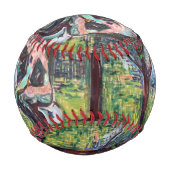 Edvard Munch - The Thinker by Rodin 野球ボール (裏面)