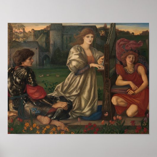 Edward Burne-Jones – ラブソング ポスター (正面)