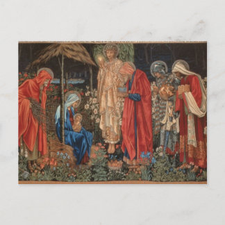 Edward Burne-Jones - Adoration of Magiポストカード ポストカード