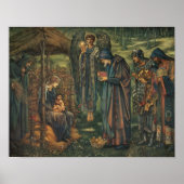 Edward Burne-Jones - The Star of Bethlehem ポスター (正面)