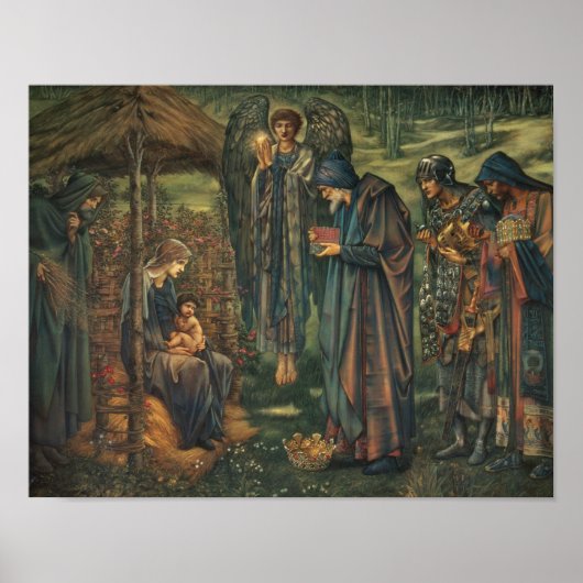 Edward Burne-Jones - The Star of Bethlehem ポスター (正面)