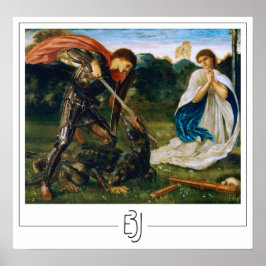 Edward Burne-Jones Zeding Art Poster #101 ポスター