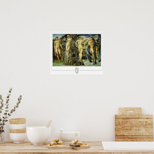 Edward Burne-Jones Zeding Art Poster #19 ポスター (キッチン)