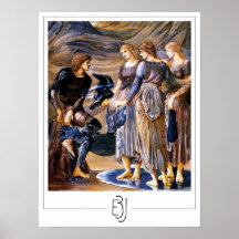 Edward Burne-Jones Zeding Art Poster #258