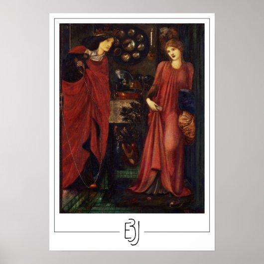 Edward Burne-Jones Zeding Art Poster #5 ポスター (正面)