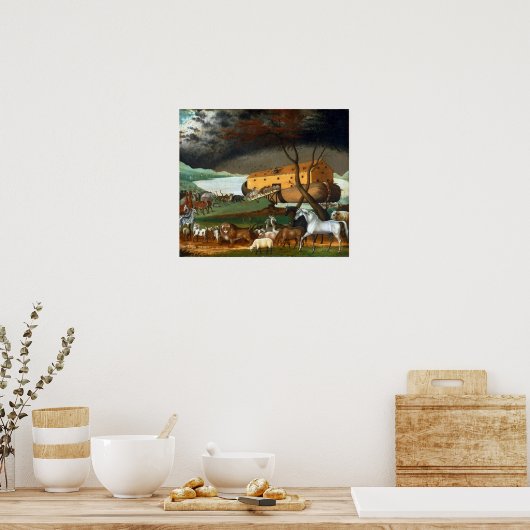 Edward Hicks Noah's Ark ポスター (キッチン)