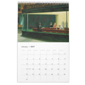 Edward Hopper Artistic Aesthetic Wall Calendar カレンダー (1月 2027)