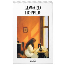 Edward Hopper Artistic Aesthetic Wall Calendar カレンダー