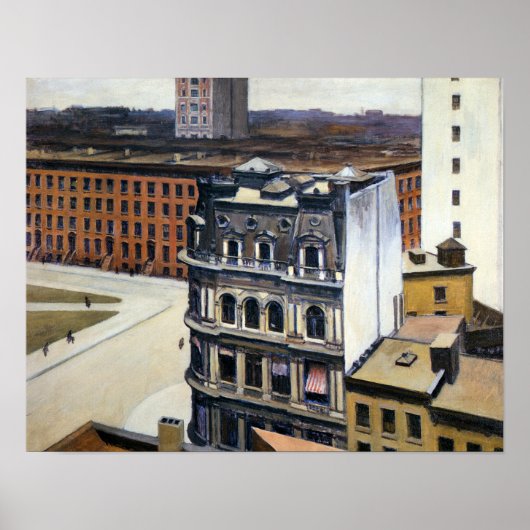 Edward Hopper The City 13"x17" ポスター (正面)