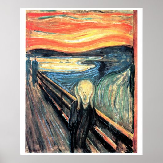 Edward Munch The Scream Artポスター ポスター (正面)