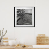 Edward Ruscha - Rooftop (Rooftops Series #2) - ポップ ポスター (キッチン)