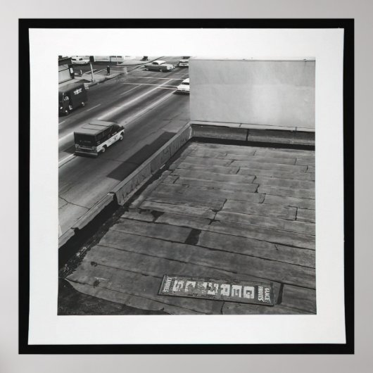 Edward Ruscha - Rooftop (Rooftops Series #2) - ポップ ポスター (正面)