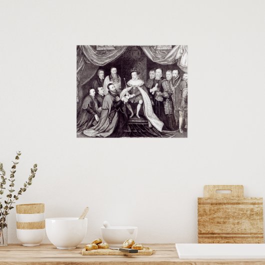 Edward VI Granting the Charter ポスター (キッチン)