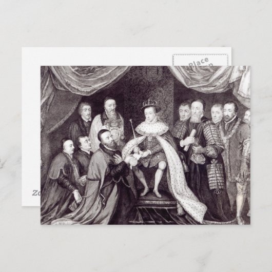 Edward VI Granting the Charter ポストカード (正面/裏面)