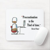 Edward Young著検査のやる気を起こさせるな引用文- マウスパッド (マウス)