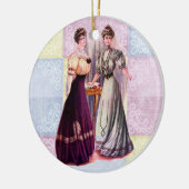 Edwardianのかわいらしいファッション セラミックオーナメント (左)