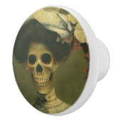 Edwardianのゴシック様式骨組陶磁器のノブ セラミックノブ (右)