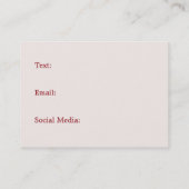 Edwardianのフランスのな社会的なテレホンカード コーリングカード (裏面)