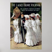 Edwardian Ladies' Home Journal Magazine Cover ポスター (正面)
