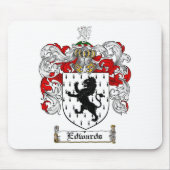 EDWARDSの家紋- EDWARDSの紋章付き外衣 マウスパッド (正面)