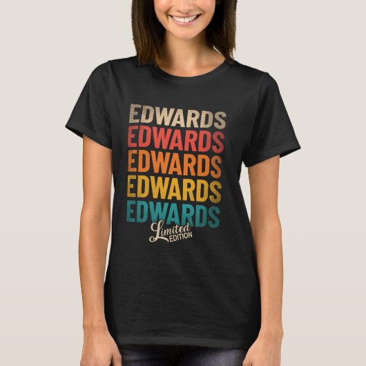 Edwards姓 – ヴィンテージEdwards Limited Edition Tシャツ (正面)