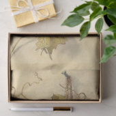 Edwin Deakinによる白壁に対するブドウ 薄葉紙 (ギフト)