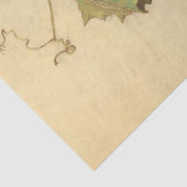 Edwin Deakinによる白壁に対するブドウ 薄葉紙 (詳細)