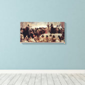 Edwin Long – バビロンの結婚市場 キャンバスプリント (インサイチュ (ウッドフロア))