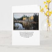 eeのCummingsの引用文のネコヤナギおよびカラマツ カード (黄色い花)