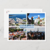 EEタリン – 旧市街 – ハーバー – ヴィルゲート – キーク ポストカード (正面/裏面)