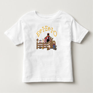 Ee I Ee I O on the Farm トドラーTシャツ