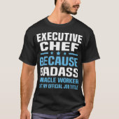 Eecutive funny crossfit space theme chef jacket  tシャツ (正面)
